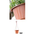 Závesný kvetináč PRO Hydroponics system  pr. 24 cm biely